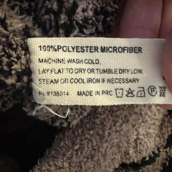 Comfyluxe Women’s Leopard Print Pajama Pants Size S/M Soft Fuzzy Lounge Sleep - Picture 4 of 5